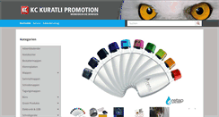 Desktop Screenshot of kc-werbeartikel.com